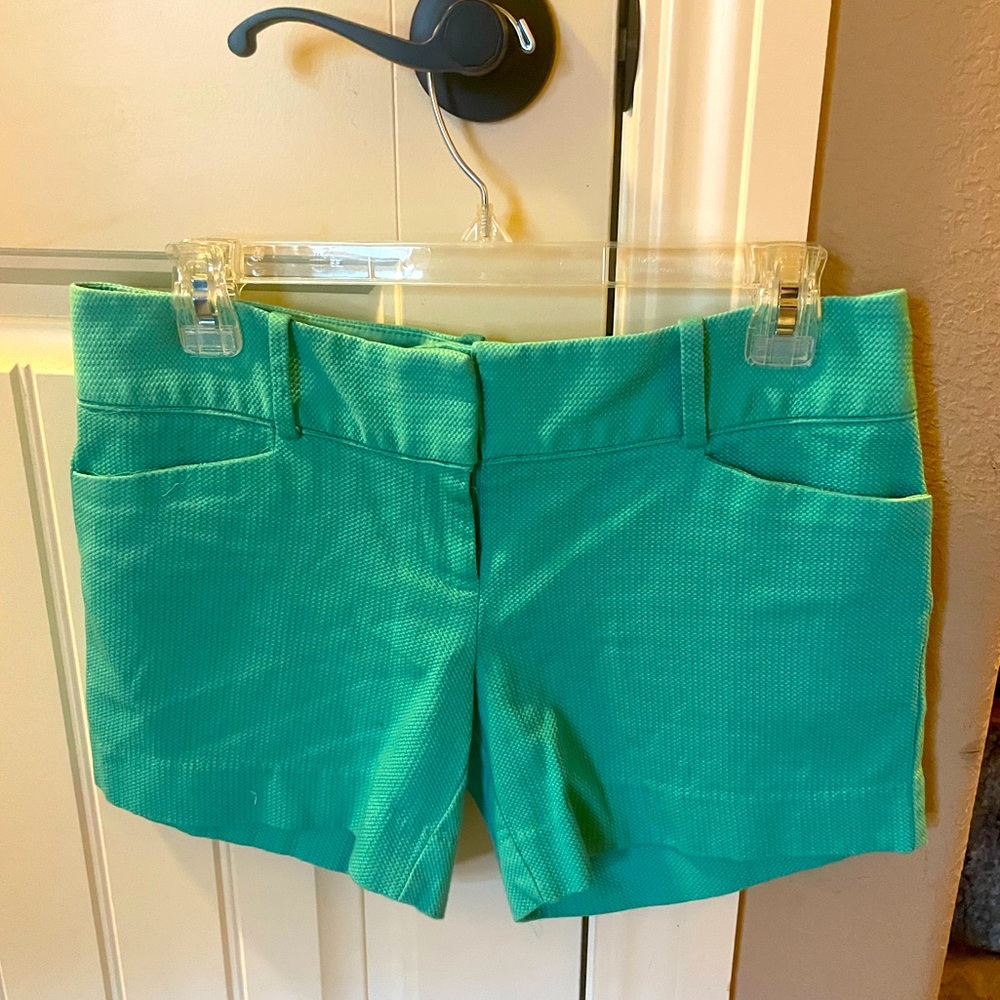 Seafoam green shorts by The Limited